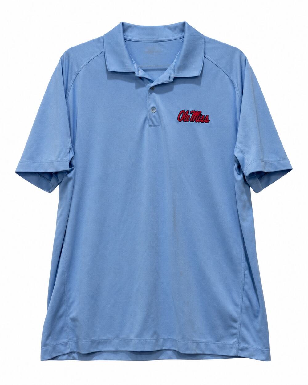 Nike Ole Miss Rebels Polo Shirt Mens XL Black SEC Hotty Toddy Game Day